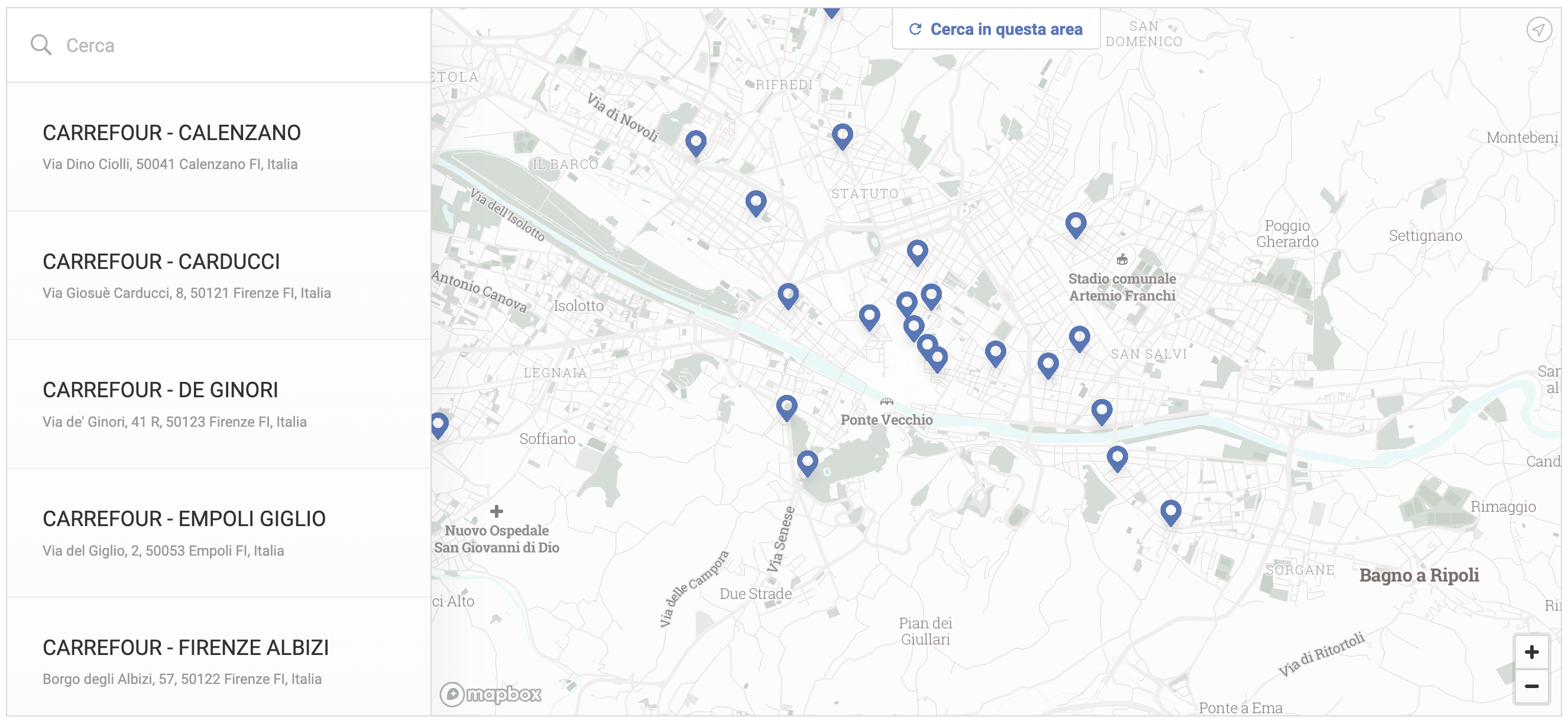 Store locator widget design 3